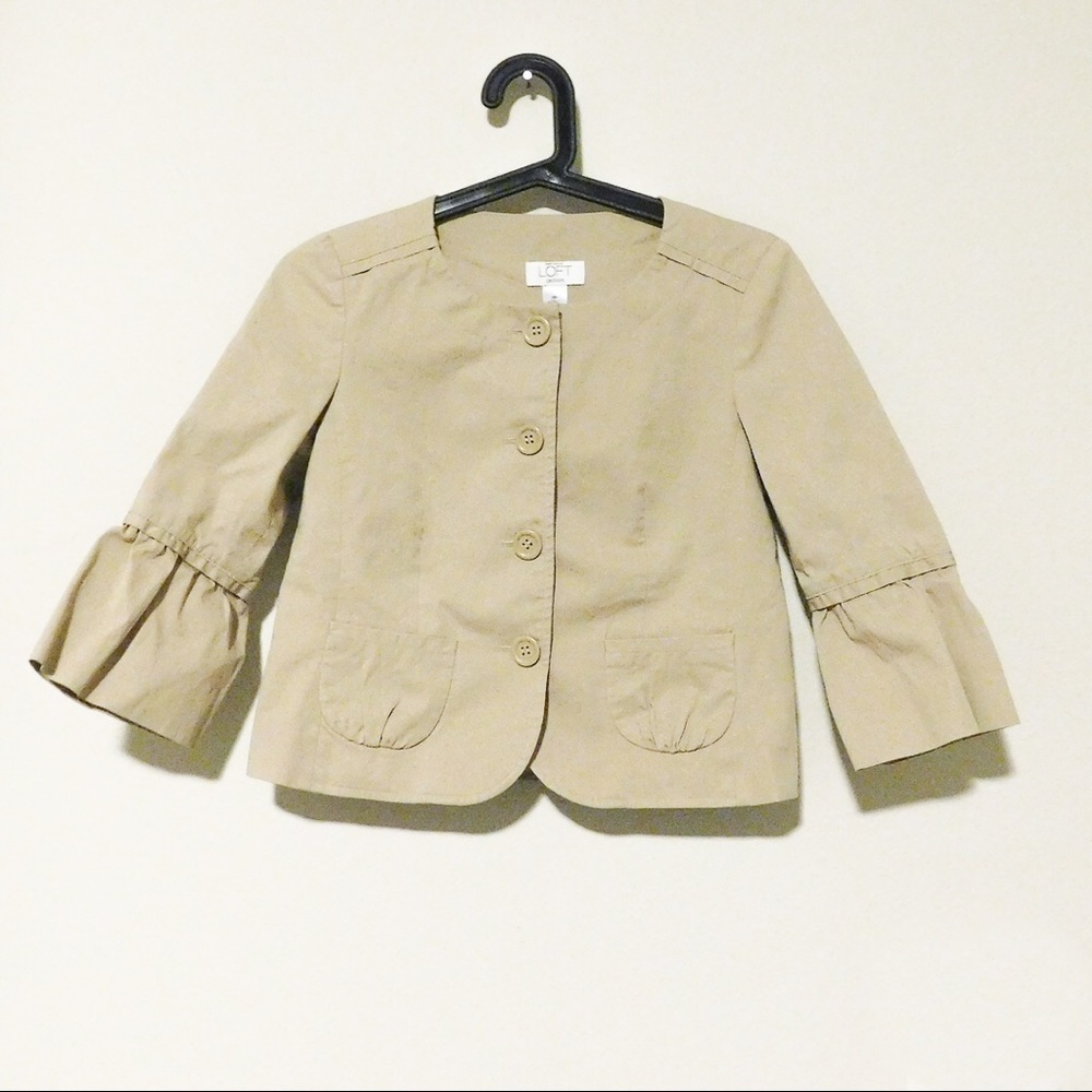 Ann Taylor Loft Petite Light Blazer Size 0P